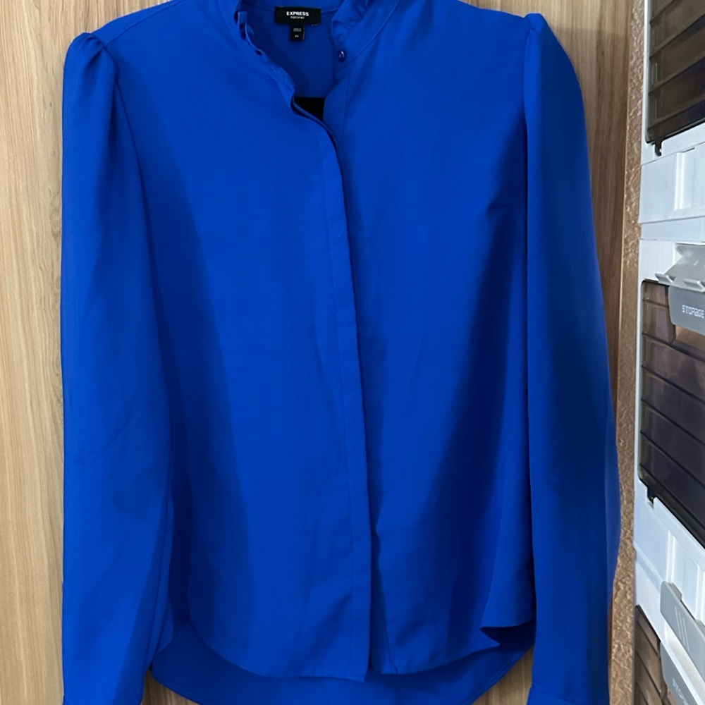 Express Royal Blue Women's Blouse